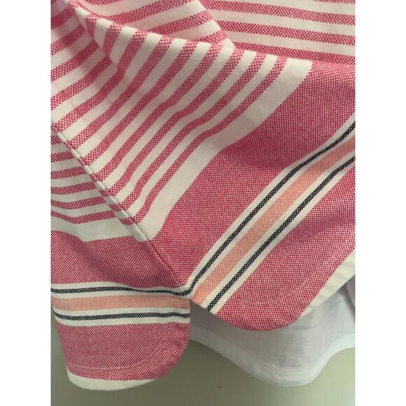 Talbots 3/4 Sleeve Pink Stripe Lightweight Tunic - Picture 5 of 5